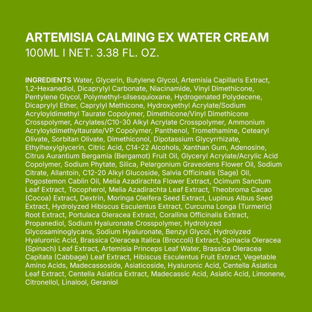 BRING GREEN Artemisia Calming EX Water Cream 100ml Health & Beauty Kbeauty markham toronto free ship USA asian korean
