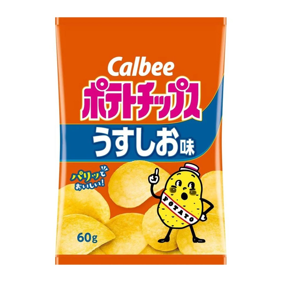 CALBEE Potato Chips Light Salt Flavour 60g Food, Beverages & Tobacco oceanbuy.ca markham toronto free ship USA asian korean skincare