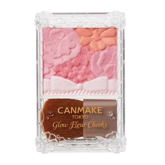 CANMAKE Glow Fleur Cheeks 6.3g - 01 Peach Health & Beauty oceanbuy.ca markham toronto free ship USA asian korean skincare