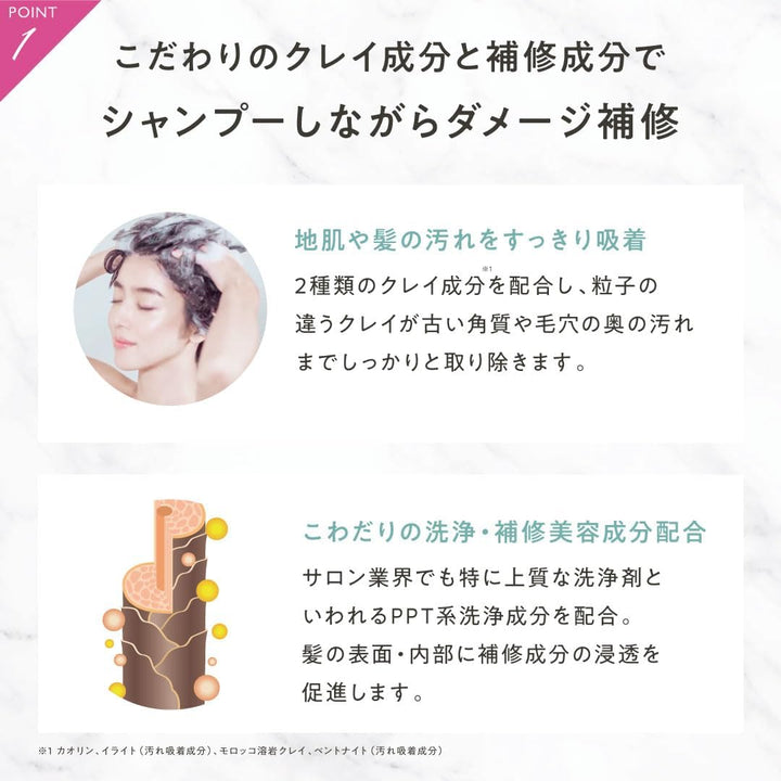 CLAYGE Hair Shampoo M 500ml Hair Care 3