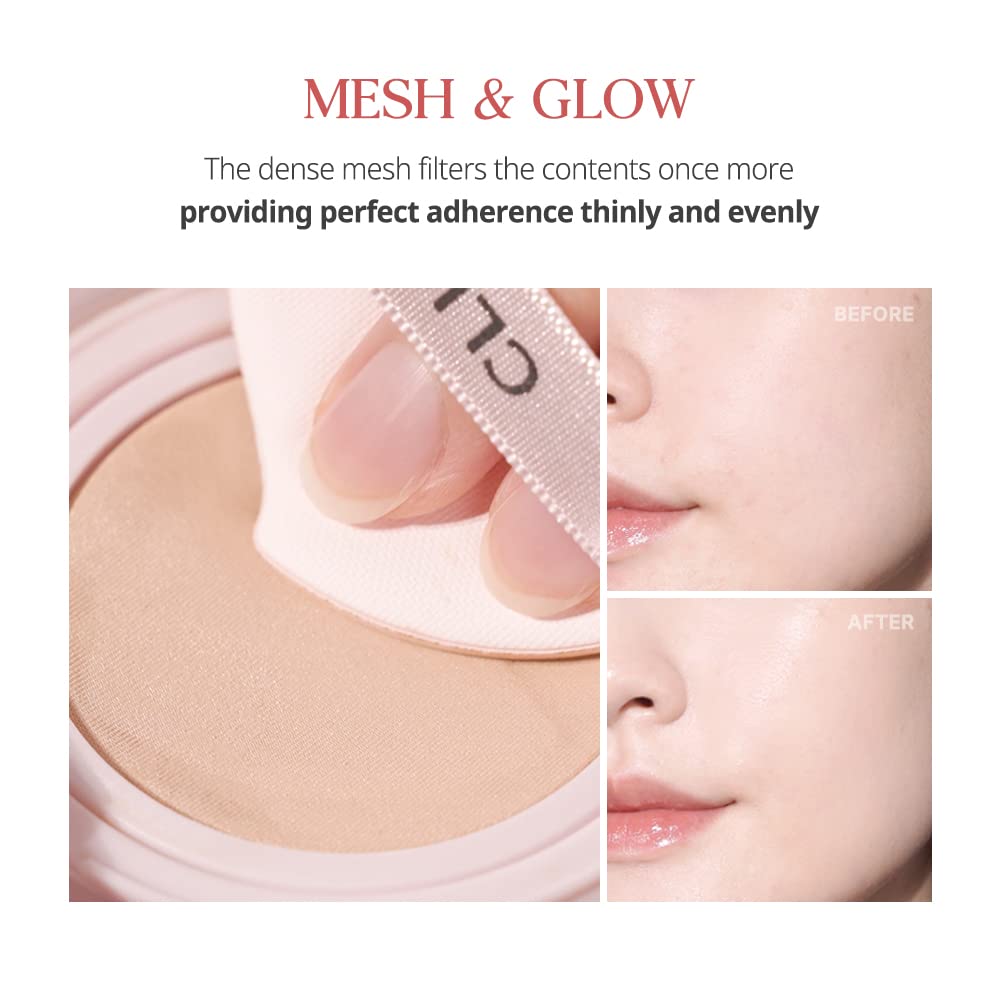 CLIO Kill Cover Mesh Glow Cushion Foundation 15g*2 - 3 Color for Choose(With Refill Core) Health & Beauty oceanbuy.ca markham toronto free ship USA asian korean skincare