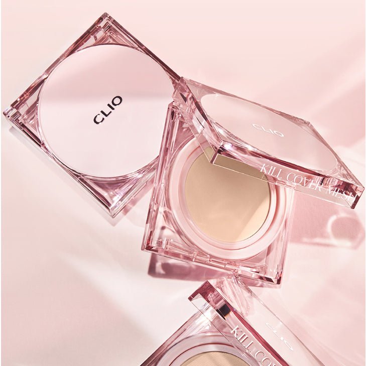 CLIO Kill Cover Mesh Glow Cushion Foundation 15g*2 - 3 Color for Choose(With Refill Core) Health & Beauty oceanbuy.ca markham toronto free ship USA asian korean skincare