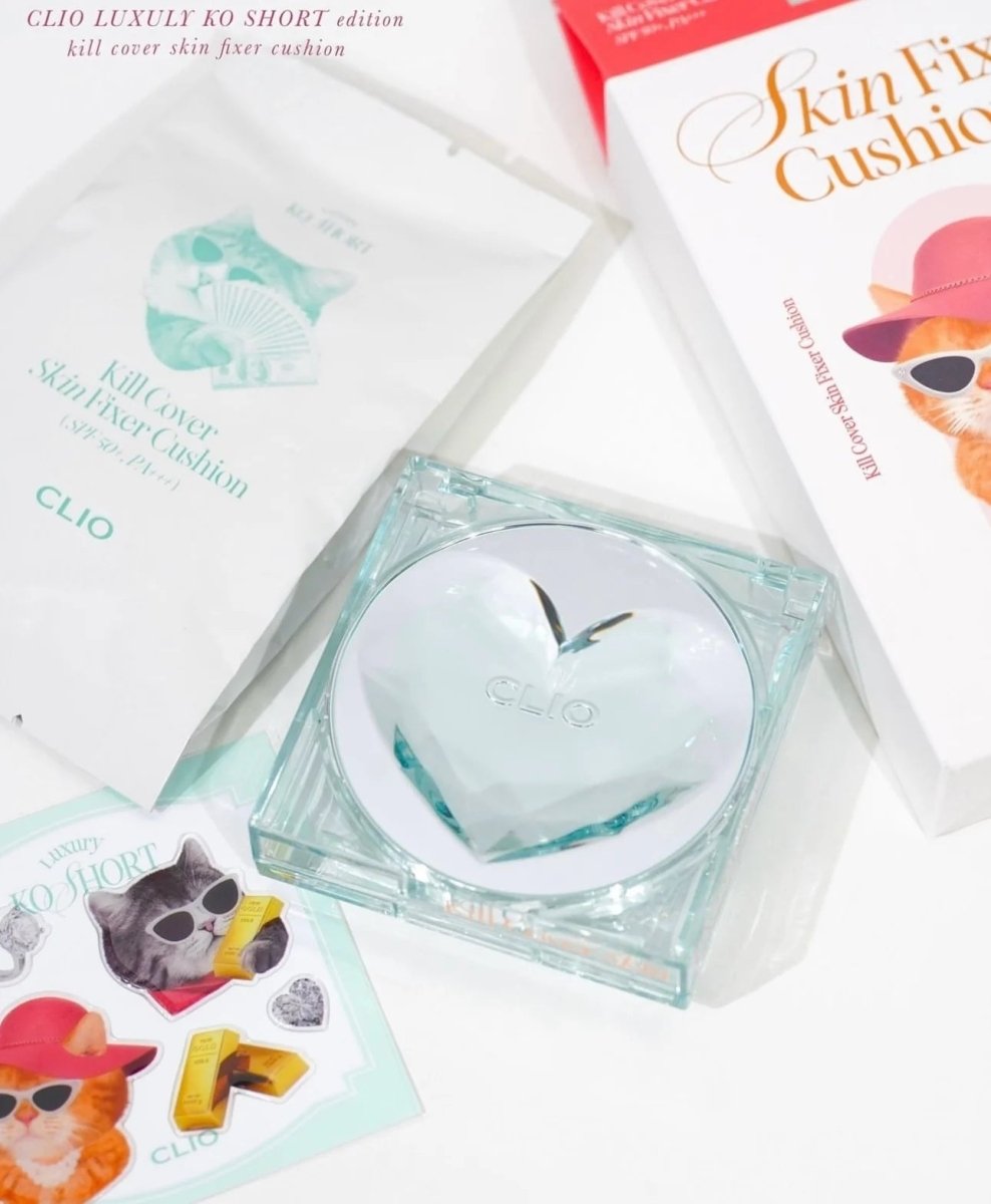 CLIO Kill Cover Skin Fixer Cushion Luxury Koshort Edition 15g*2 - 3 Color to Choose (With Refill Core) Health & Beauty oceanbuy beauty markham toronto free ship USA asian korean skincare