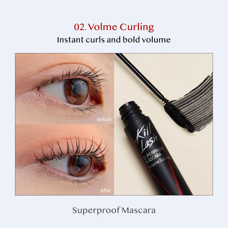 CLIO Kill Lash Superproof Mascara 7g - 3 Types Eye Makeup oceanbuy beauty markham toronto free ship USA asian korean skincare