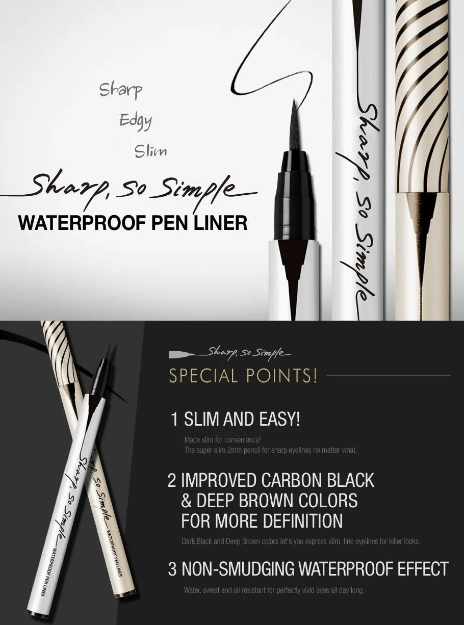 CLIO Sharp So Simple Pen Liner - 2 Color to Choose Health & Beauty oceanbuy.ca markham toronto free ship USA asian korean skincare