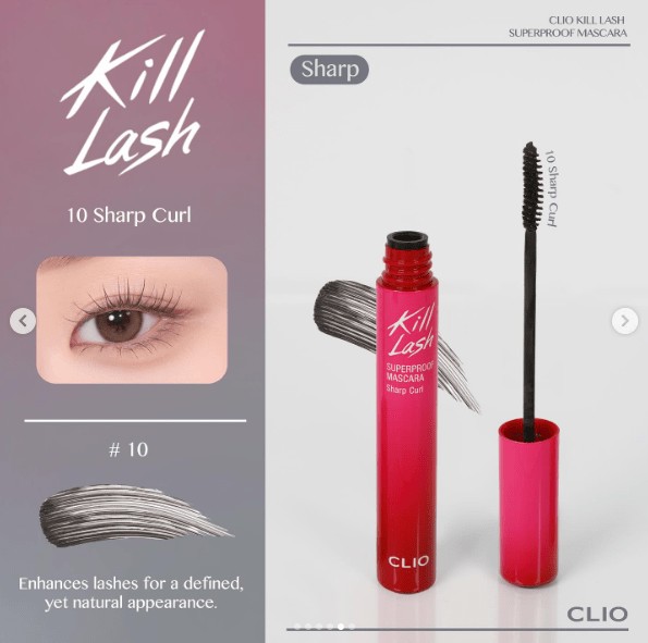 CLIO Kill Lash Superproof Mascara 10 Sharp Curl 2