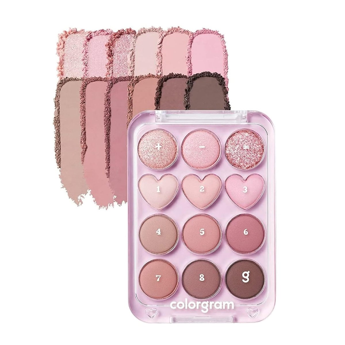 COLORGRAM Pin Point Eyeshadow Palette 9.9g - 02 Pink & Mauve Health & Beauty oceanbuy.ca markham toronto free ship USA asian korean skincare