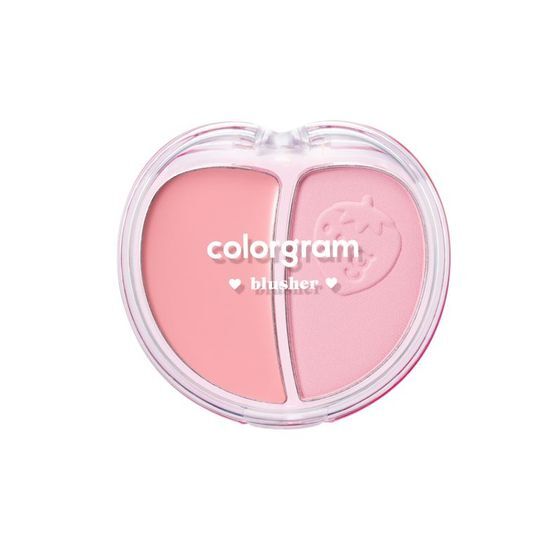 COLORGRAM Tintin Dory Duo Blusher 01 Strawberry Duo (FINAL SALE) 1