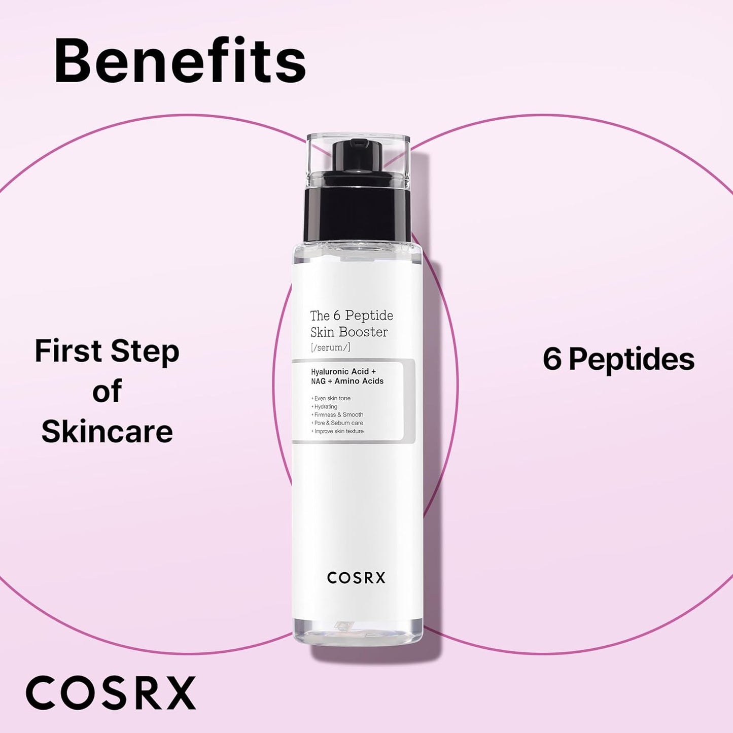 COSRX 6X Peptide Collagen Booster Toner Serum 150ml Health & Beauty oceanbuy.ca markham toronto free ship USA asian korean skincare