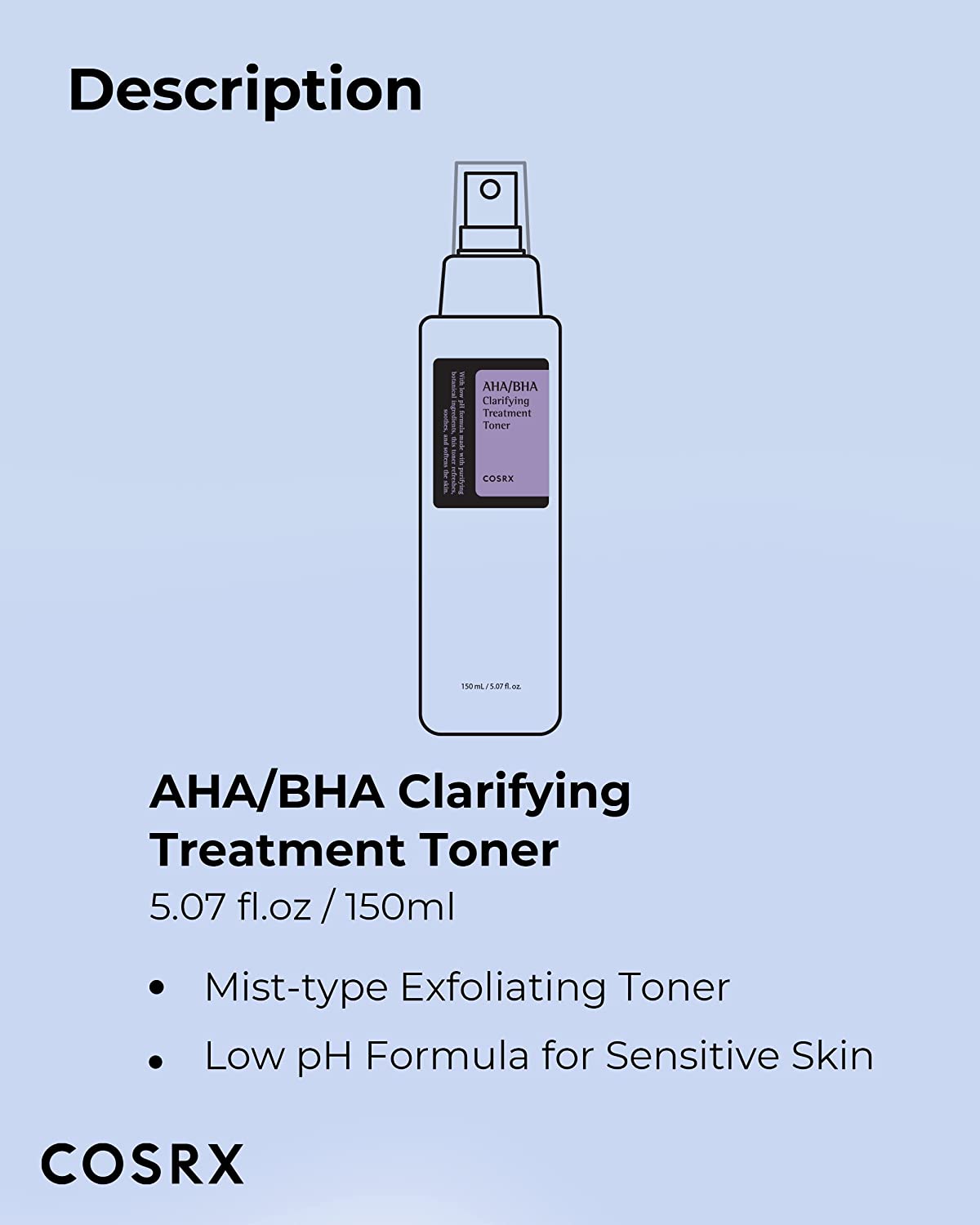 COSRX AHA BHA Clarifying Treatment Toner 150ml Health & Beauty oceanbuy.ca markham toronto free ship USA asian korean skincare