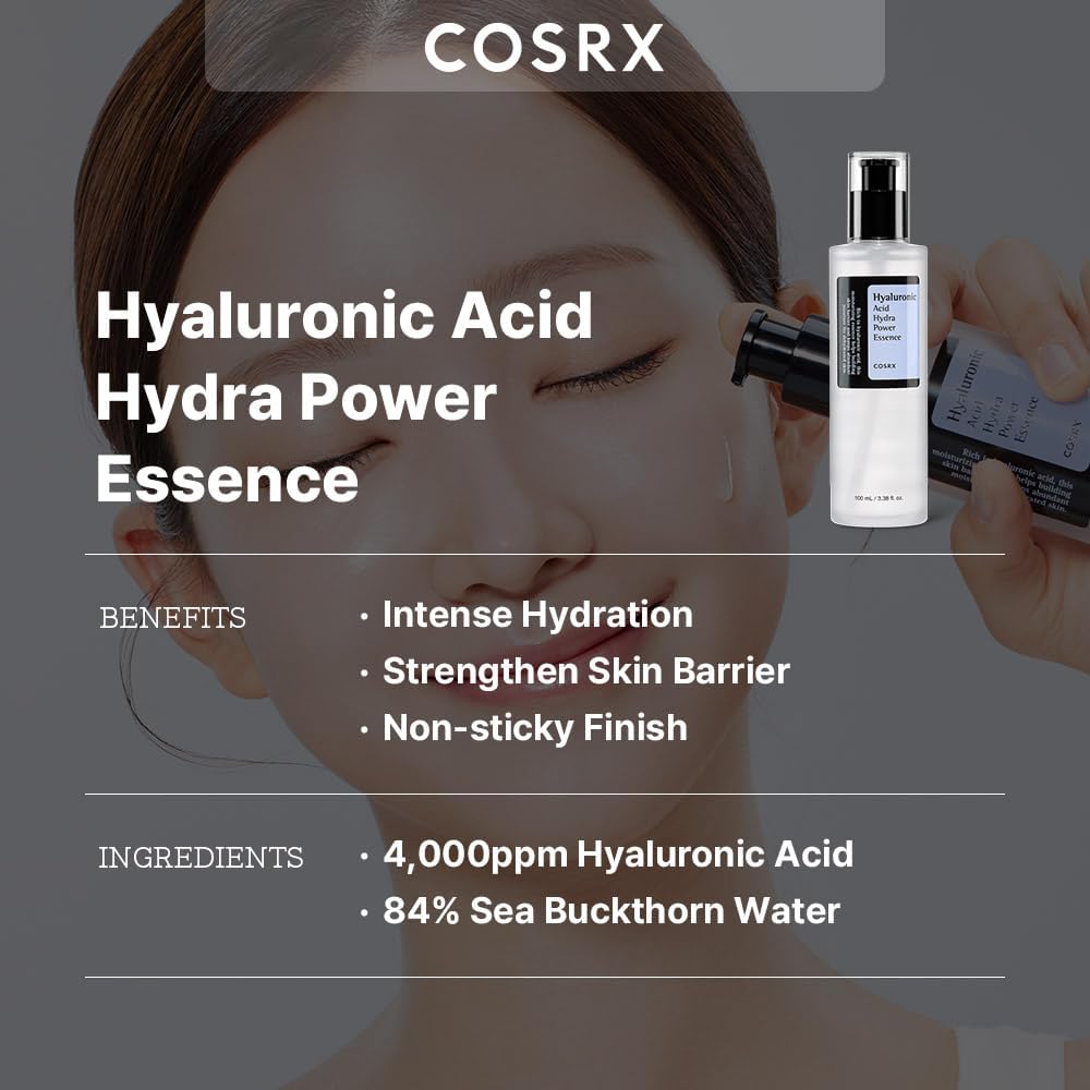 COSRX Hyaluronic Acid Hydra Power Essence 100ml oceanbuy beauty markham toronto free ship USA asian korean skincare