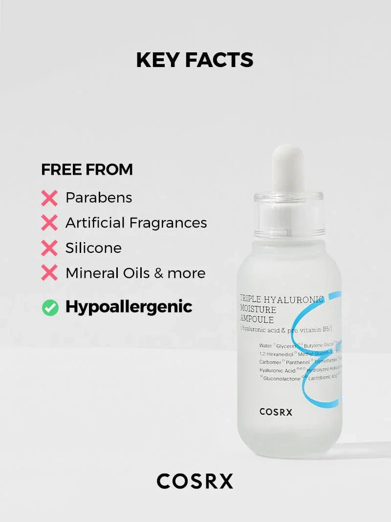 COSRX Hydrium Triple Hyaluronic Moisture Ampoule 40ml Health & Beauty oceanbuy.ca markham toronto free ship USA asian korean skincare