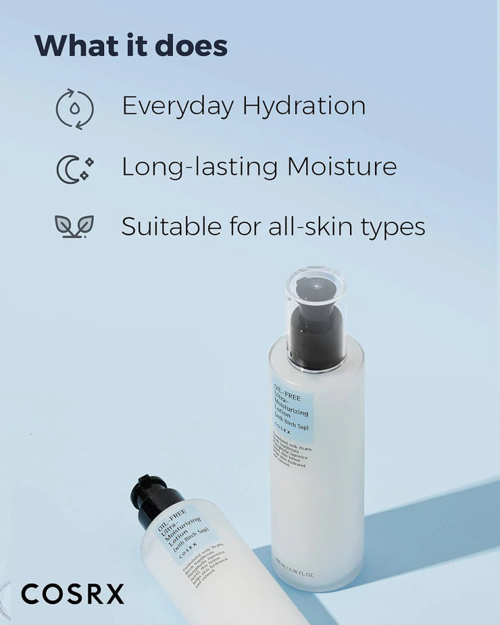 COSRX Oil - Free Ultra Moisturizing Lotion with Birch Sap 100ml Health & Beauty oceanbuy beauty markham toronto free ship USA asian korean skincare
