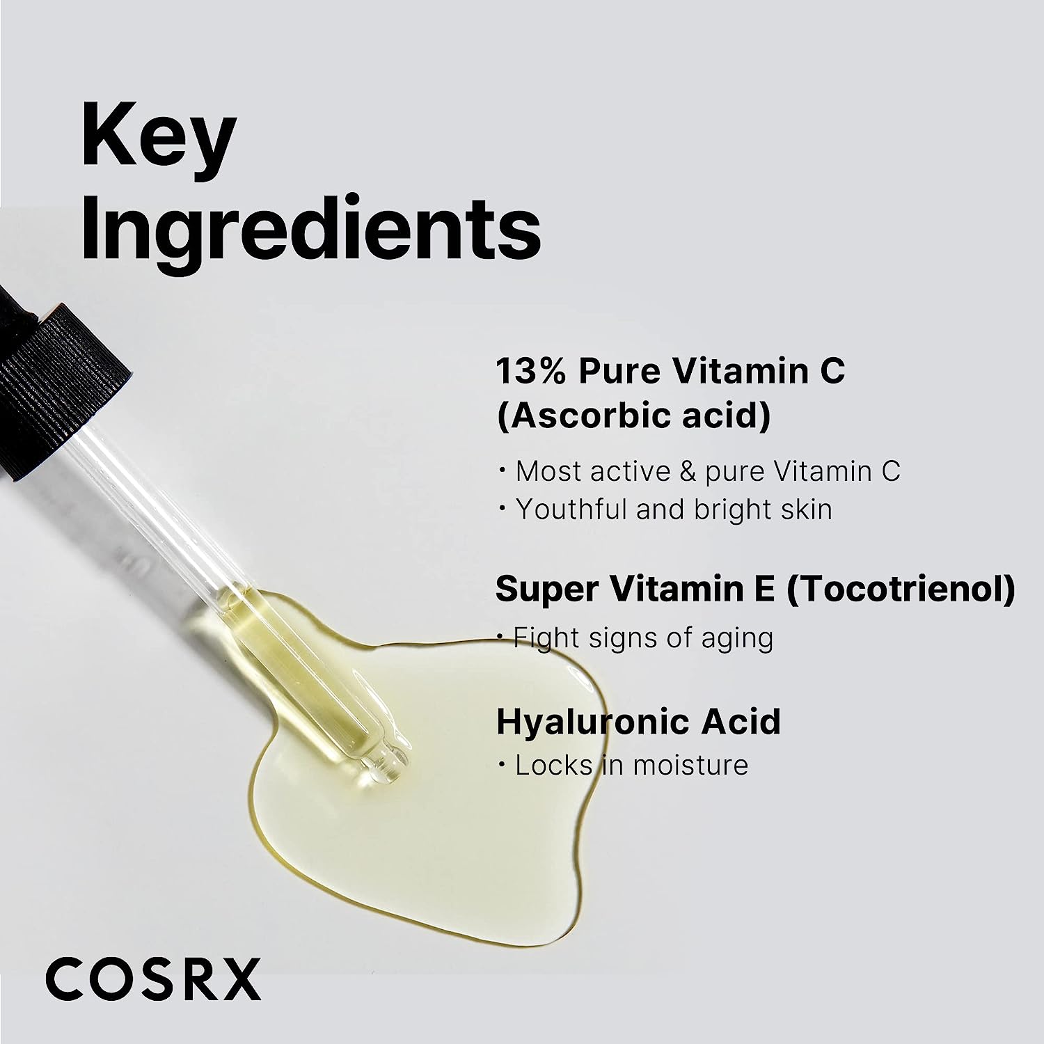 COSRX Pure Vitamin C 13% Serum with Vitamin E & Hyaluronic Acid 20ml Health & Beauty oceanbuy.ca markham toronto free ship USA asian korean skincare