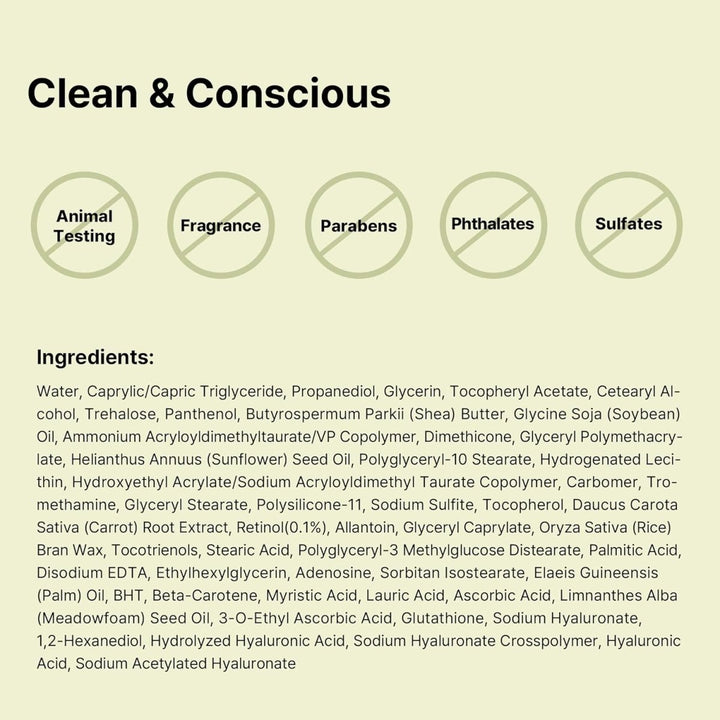 COSRX Retinol 0.1% Cream 20ml Health & Beauty oceanbuy beauty markham toronto free ship USA asian korean skincare