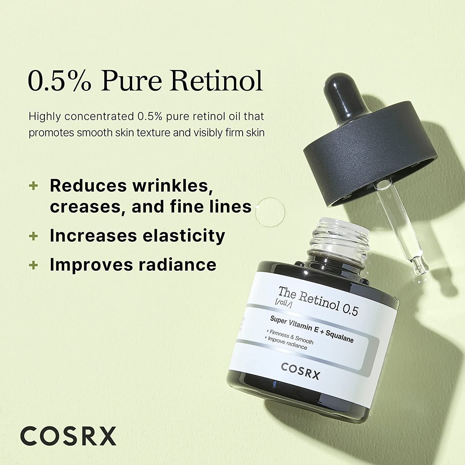 COSRX The Retinol 0.5 Oil 20ml Health & Beauty oceanbuy.ca markham toronto free ship USA asian korean skincare