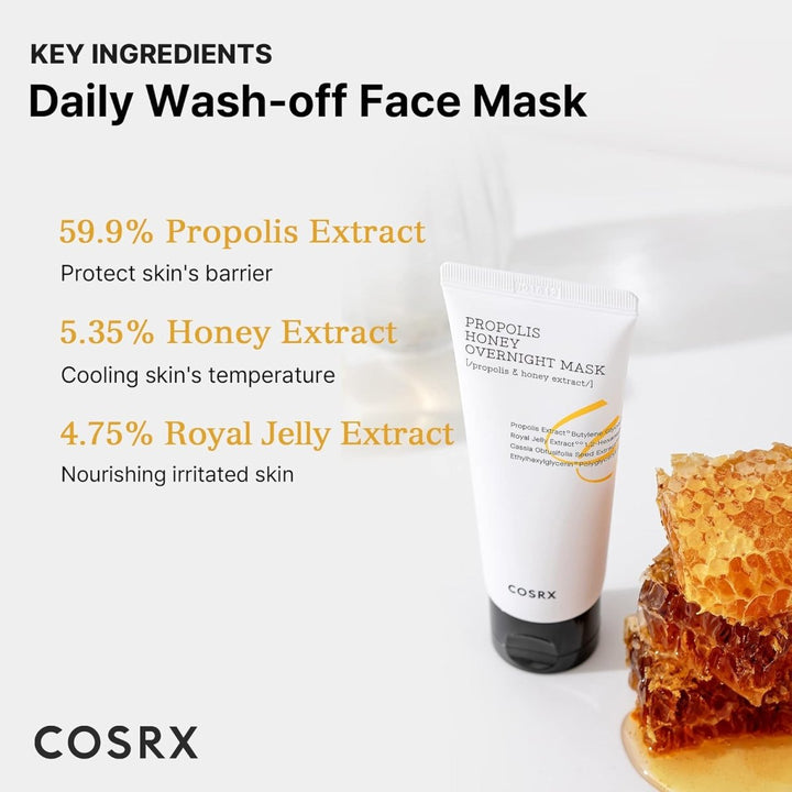 COSRX Full Fit Propolis Honey Overnight Mask 60ml Health & Beauty 5