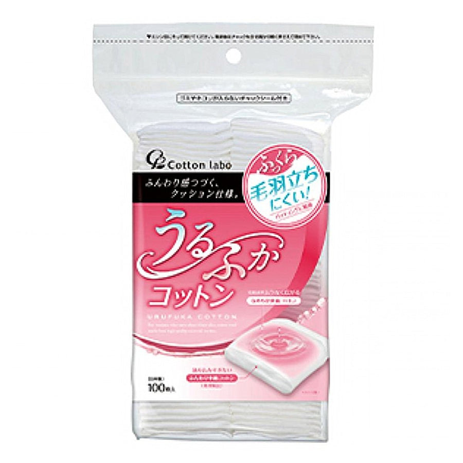 COTTON LABO Urufuka Cotton Pad 100Pcs Health & Beauty 1