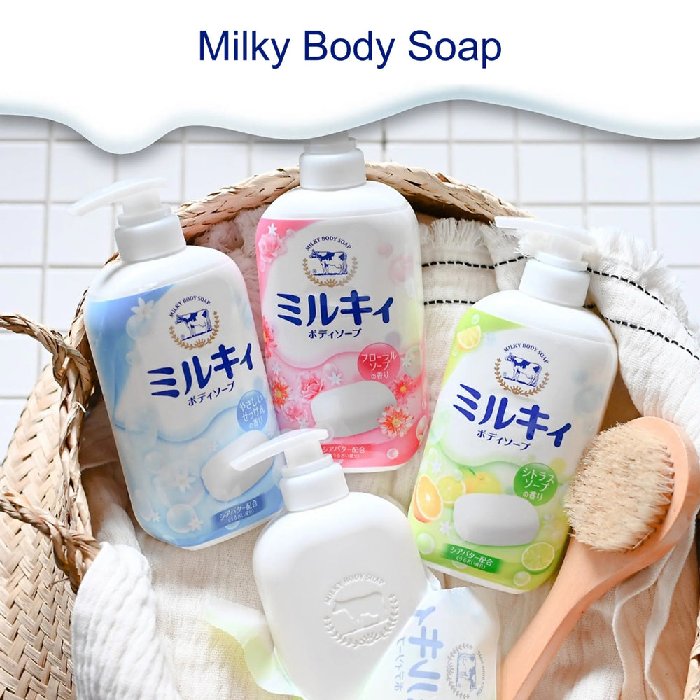 COW BRAND Milky Body Soap 550ml - Floral Health & Beauty oceanbuy beauty markham toronto free ship USA asian korean skincare