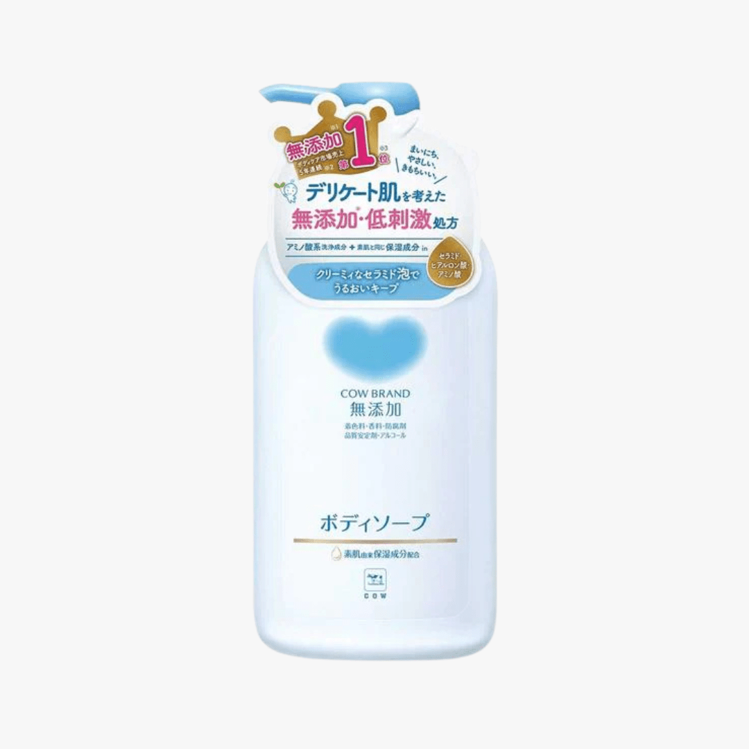 COW Brand Additive Free Body Soap Pump 550ml Body Wash 1
