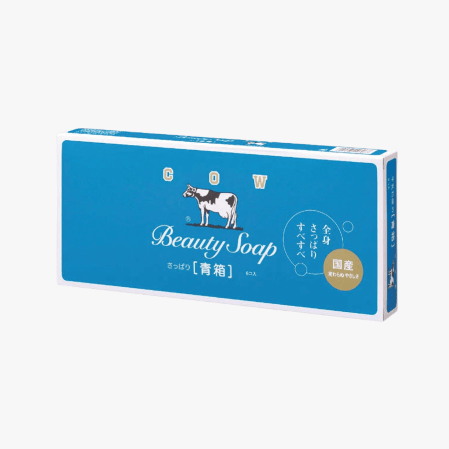 COW Brand Bouncia Beauty Soap Blue 6pcs Body Wash 1