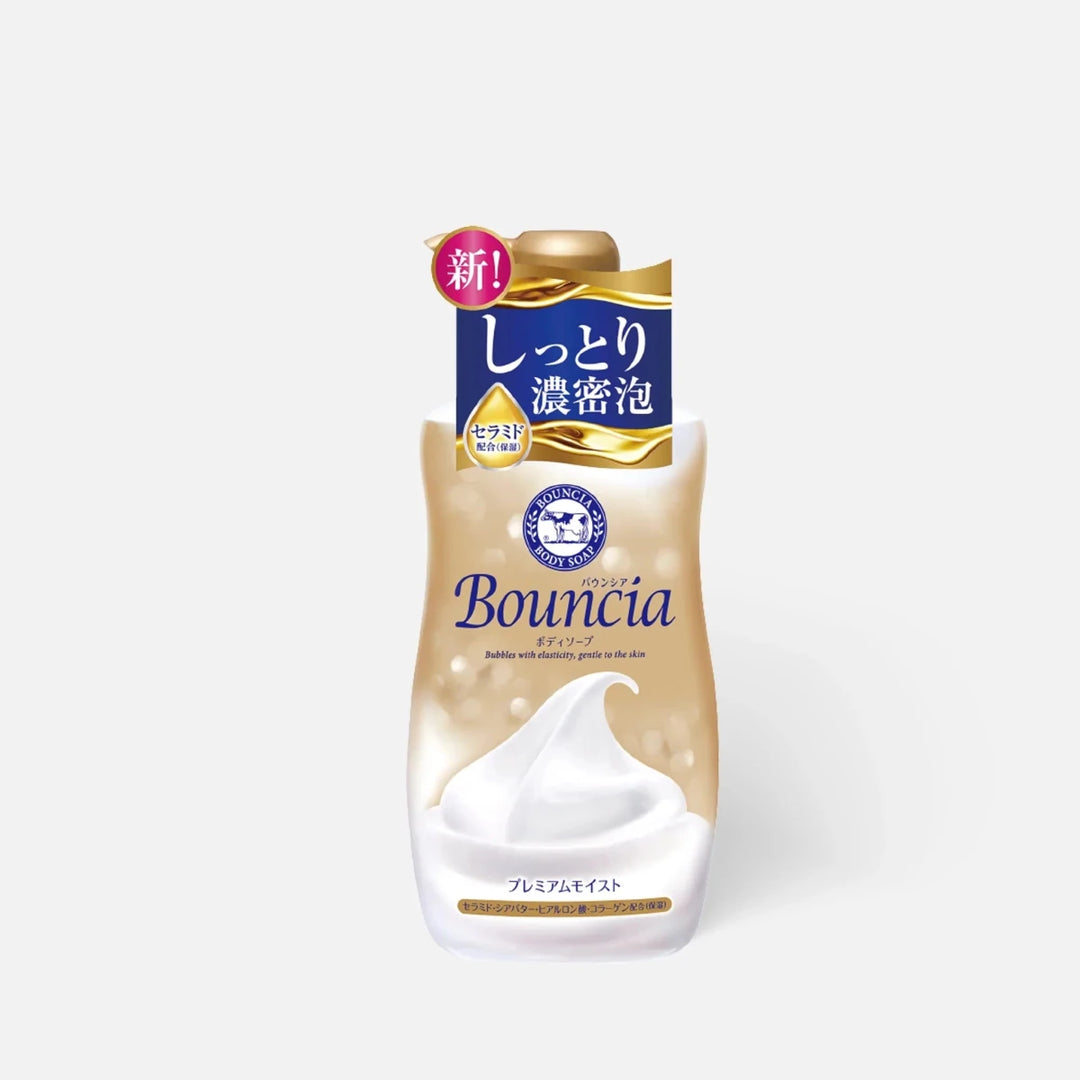 COW Brand Bouncia Premium Moist Body Soap 460ml Body Wash 1
