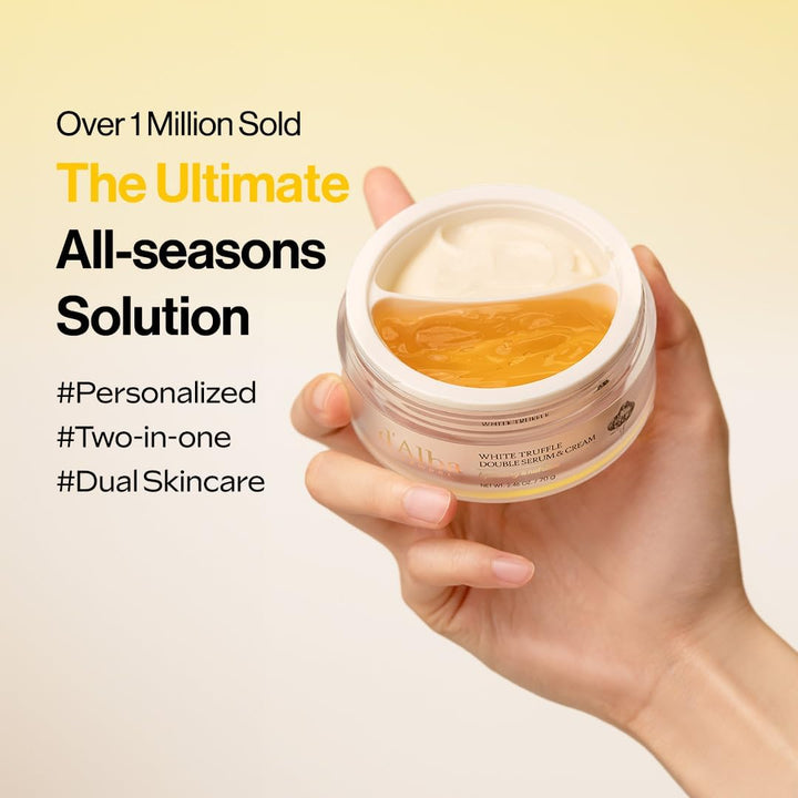 D'ALBA White Truffle Double Serum & Cream 70g Health & Beauty Kbeauty markham toronto free ship USA asian korean