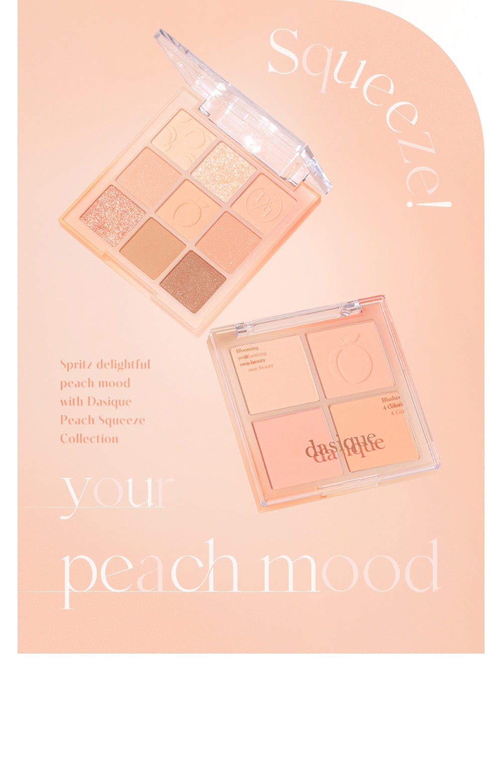 DASIQUE Blending Mood Check 10.4g - #03 Peach Blending Health & Beauty oceanbuy.ca markham toronto free ship USA asian korean skincare