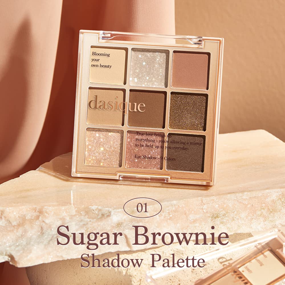 DASIQUE Eye Shadow Palette 7g - #01 Sugar Brownie Health & Beauty oceanbuy.ca markham toronto free ship USA asian korean skincare