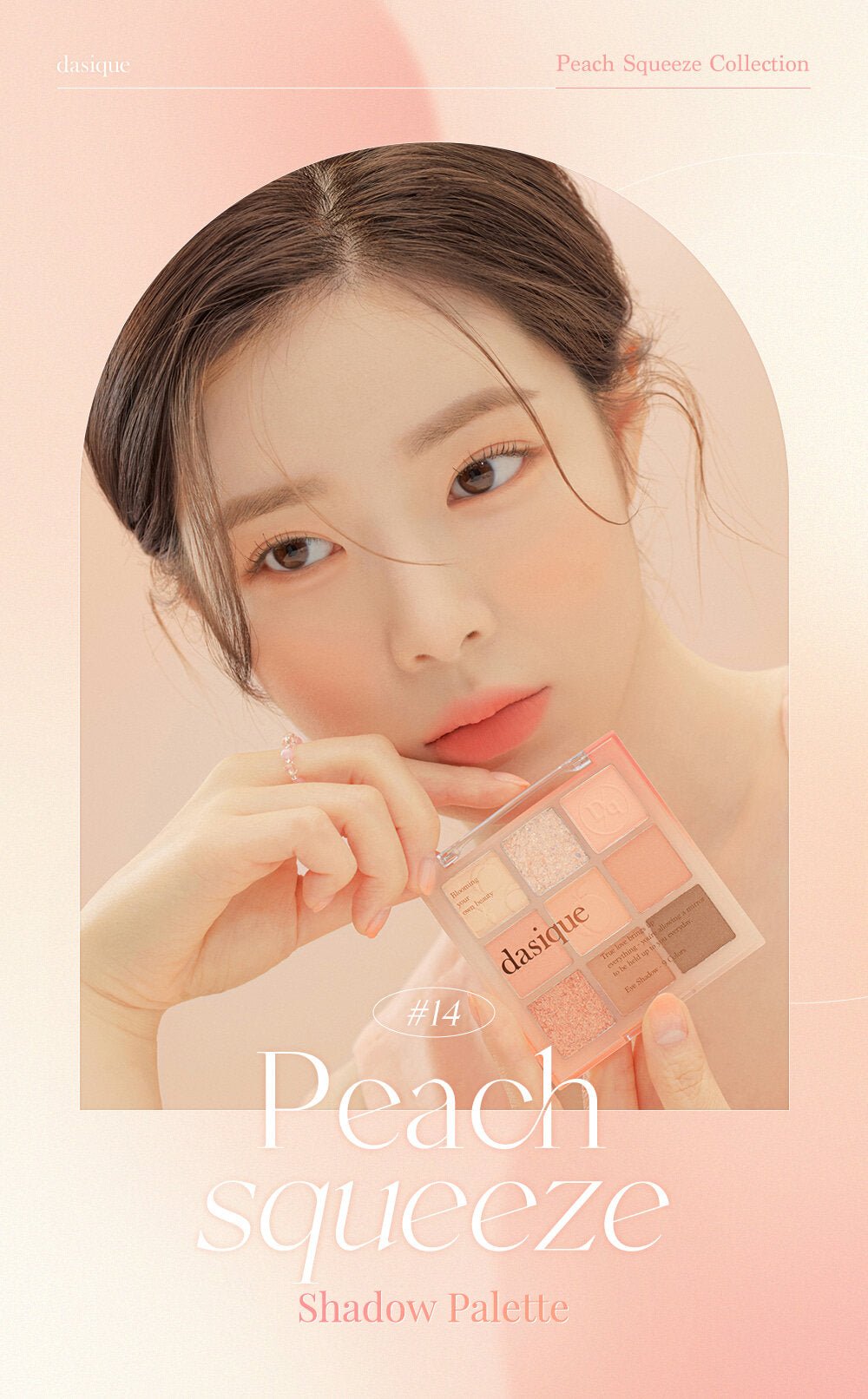 DASIQUE Eye Shadow Palette 7g - #14 Peach Squeeze Health & Beauty oceanbuy.ca markham toronto free ship USA asian korean skincare