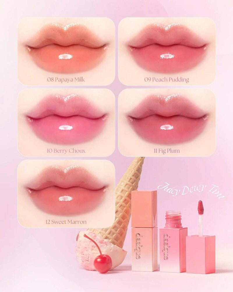 DASIQUE Juicy Dewy Lip Tint Ice Cream Collection - 5 Color to Choose Health & Beauty oceanbuy.ca markham toronto free ship USA asian korean skincare