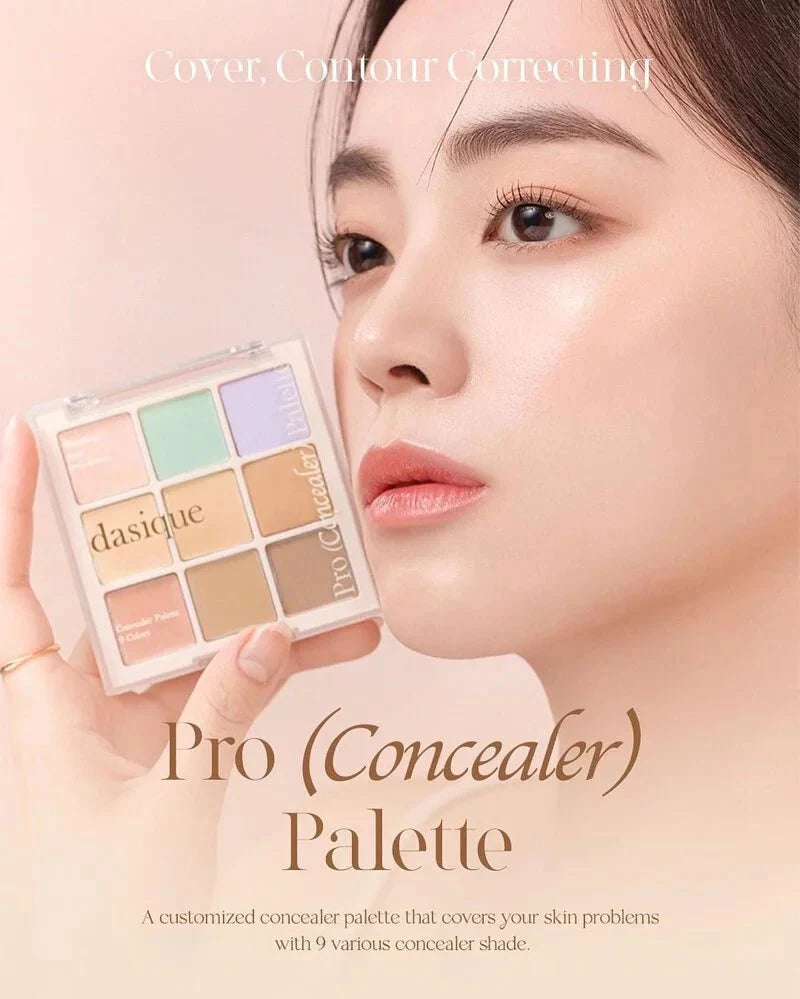 DASIQUE Pro Concealer Palette 01 Cover 9g Health & Beauty oceanbuy.ca markham toronto free ship USA asian korean skincare