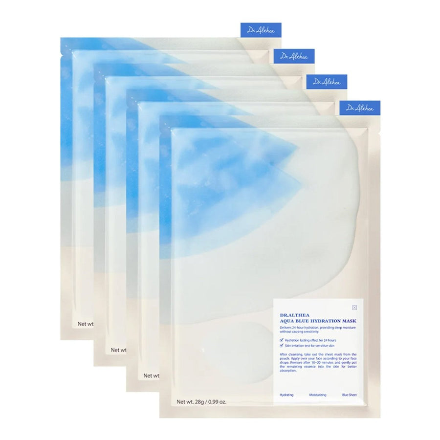 DR.ALTHEA Aqua Blue Hydration Mask 4Pcs Health & Beauty