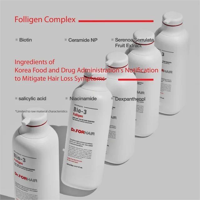 DR.FORHAIR Folligen Bio 3 Shampoo 500ml Shampoo 6