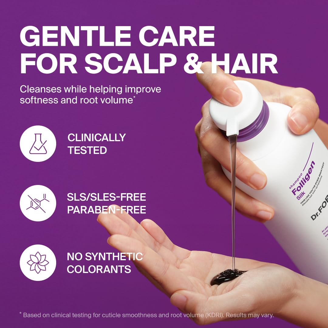 Dr.FORHAIR Folligen Silk Shampoo 500ml Hair Care