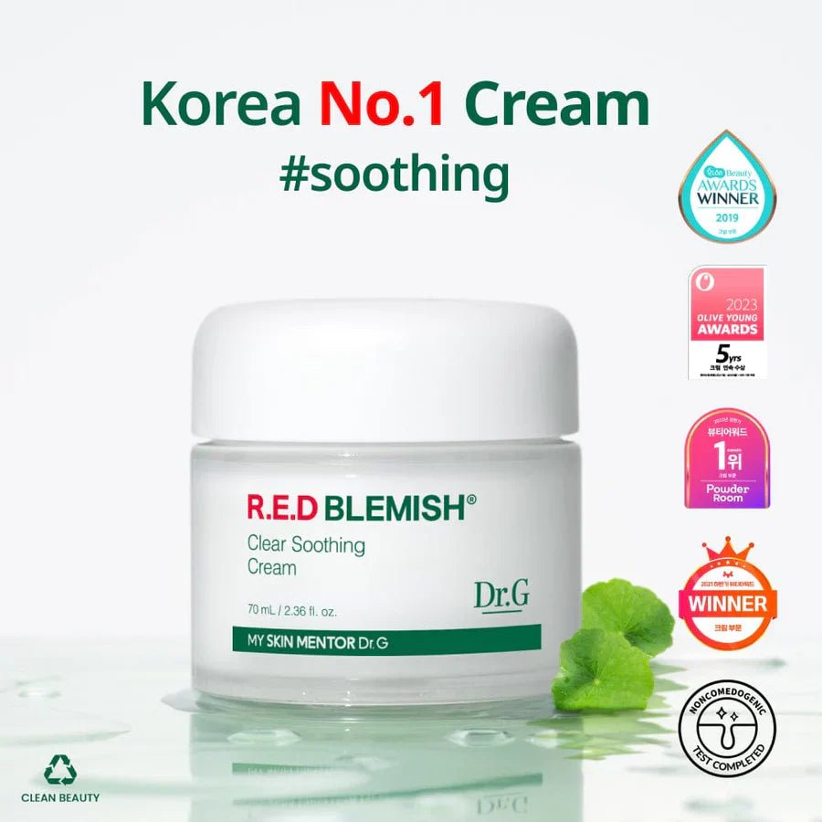 DR.G RED Soothing Cream 70ml Health & Beauty Kbeauty markham toronto free ship USA asian korean