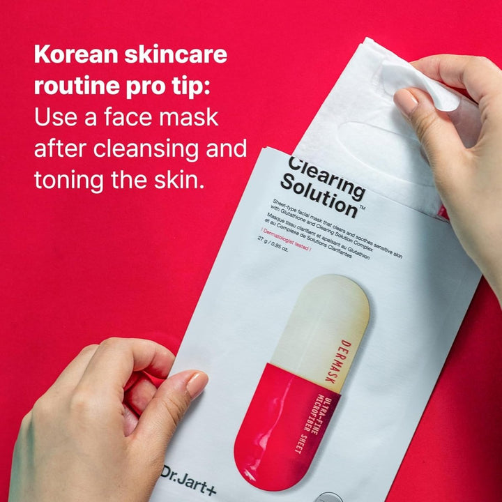 DR.JART+ Dermask Micro Jet Clearing Solution Mask 5Pcs Health & Beauty