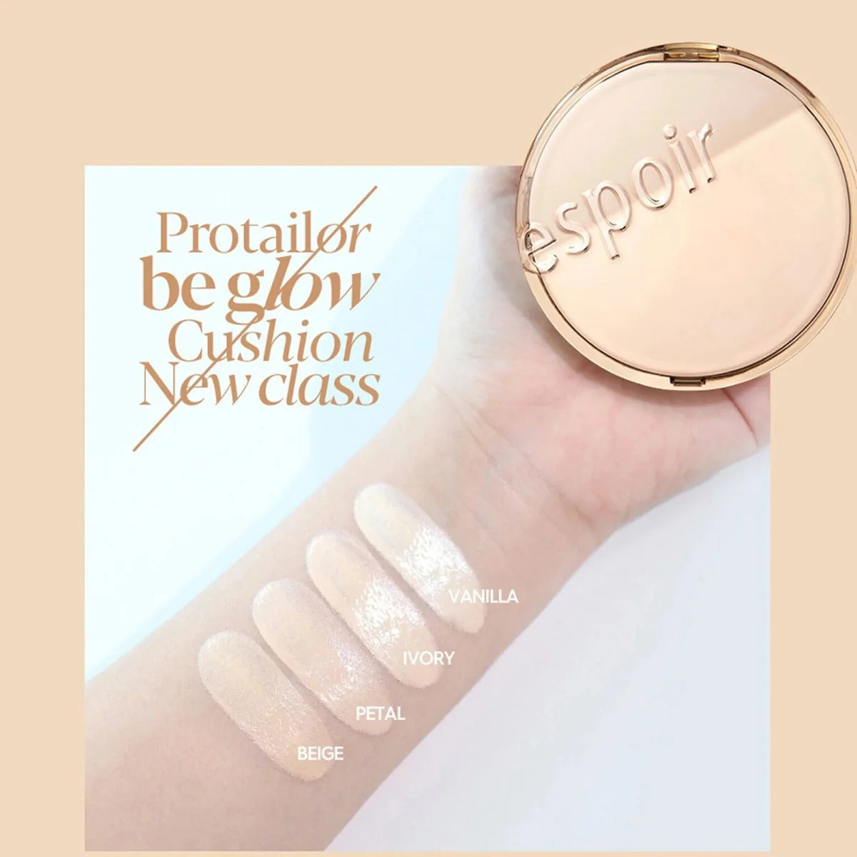 ESPOIR Pro Tailor Be Glow Cushion New Class 13g*2 - 3 Color to Choose(With Refill Core) Health & Beauty oceanbuy.ca markham toronto free ship USA asian korean skincare