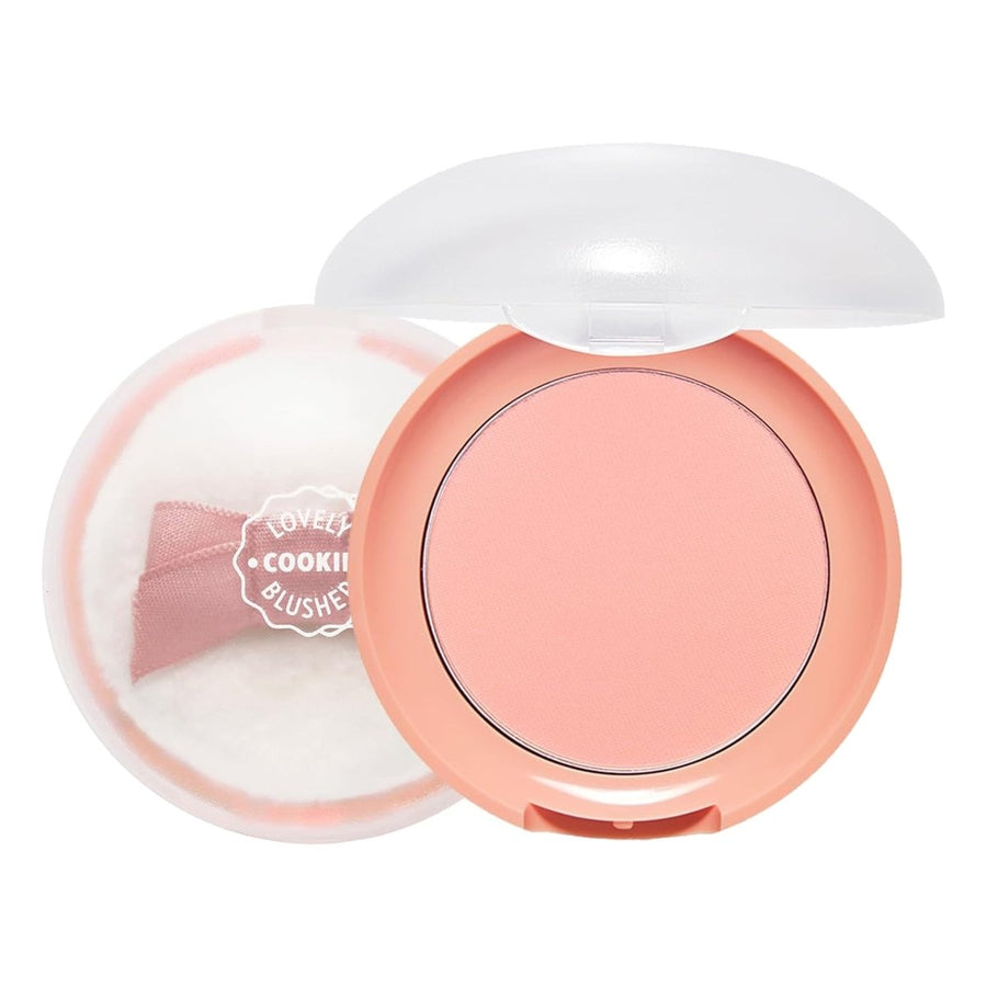 ETUDE HOUSE Lovely Cookie Blusher 4g - OR201 Apricot Peach Mousse Health & Beauty Kbeauty markham toronto free ship USA asian korean