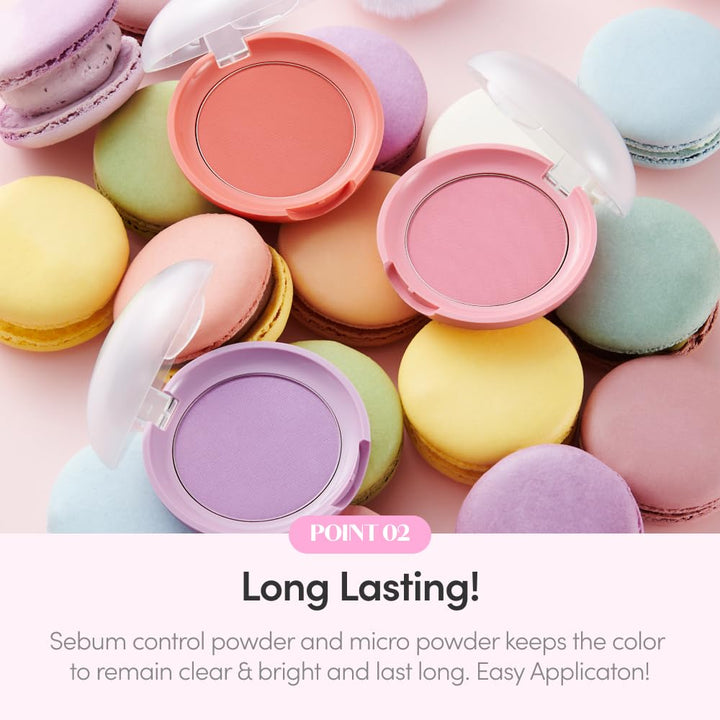 ETUDE HOUSE Lovely Cookie Blusher 4g - OR201 Apricot Peach Mousse Health & Beauty Kbeauty markham toronto free ship USA asian korean
