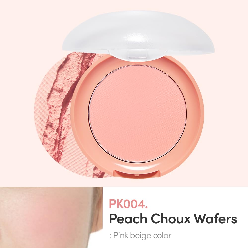 ETUDE HOUSE Lovely Cookie Blusher 4g - PK004 Peach Choux Wafers Health & Beauty Kbeauty markham toronto free ship USA asian korean