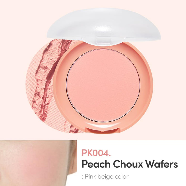 ETUDE HOUSE Lovely Cookie Blusher 4g - PK004 Peach Choux Wafers Health & Beauty Kbeauty markham toronto free ship USA asian korean