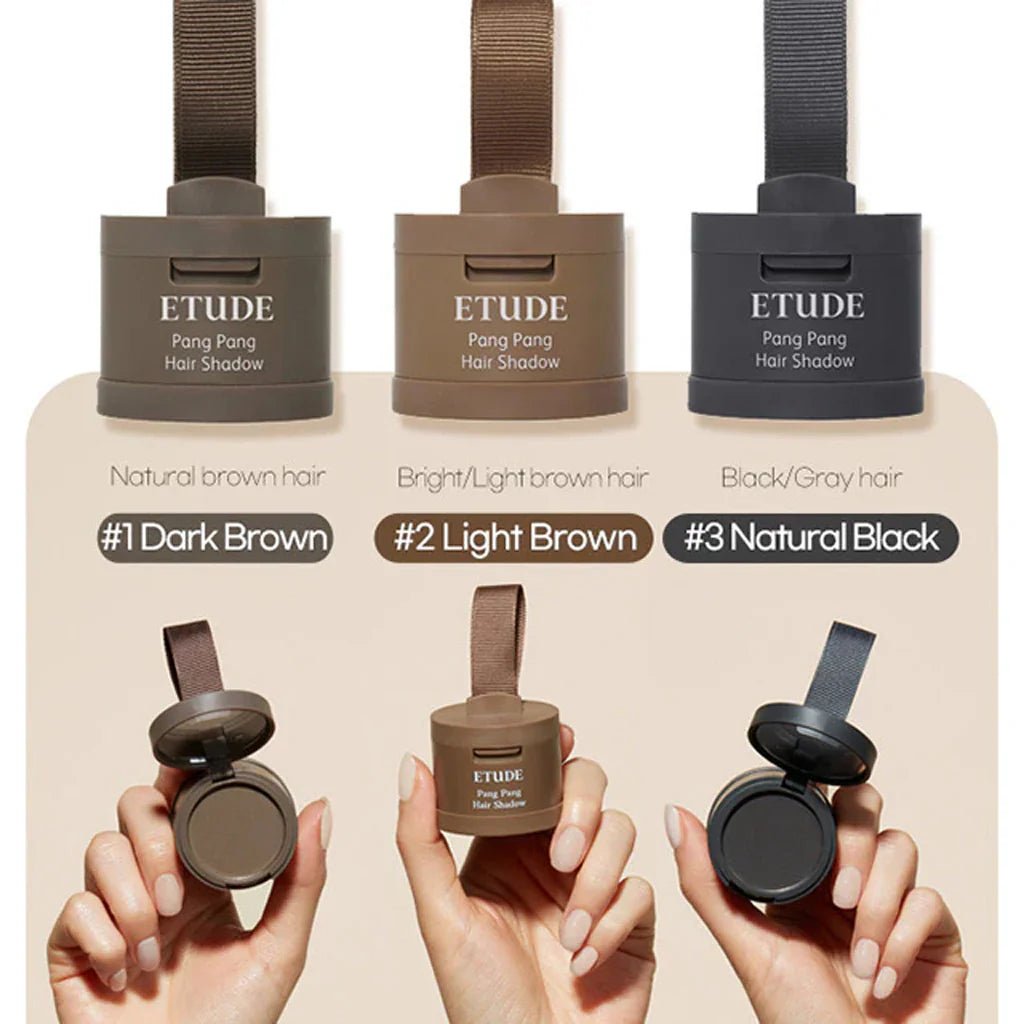ETUDE Pang Pang Hair Shadow - 01 Dark Brown Health & Beauty oceanbuy beauty markham toronto free ship USA asian korean skincare
