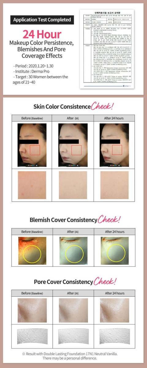 Etude House Double Lasting Foundation 30ml Base Makeup 14