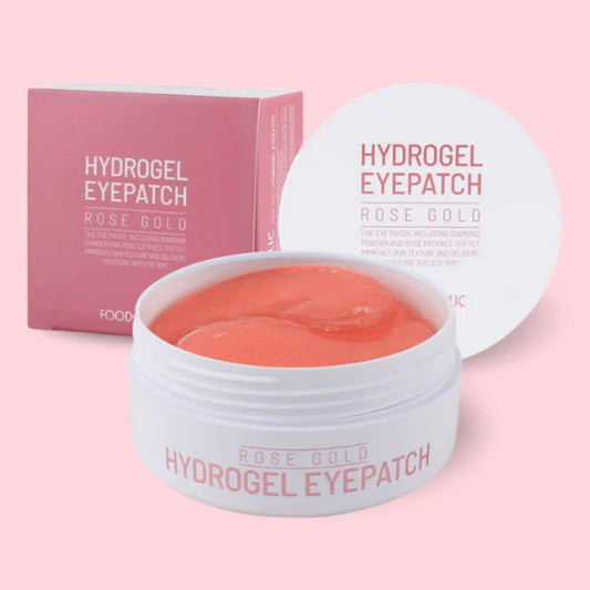 FOODAHOLIC Hydrogel Eye Patch 60Pcs - Rose Gold Health & Beauty oceanbuy beauty markham toronto free ship USA asian korean skincare