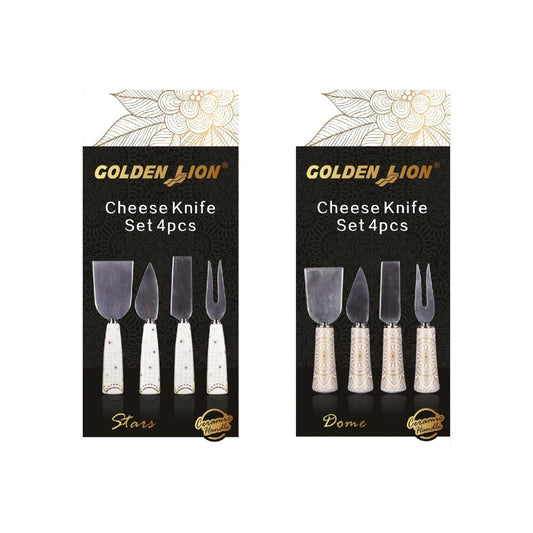 GOLDEN LION Cheese Knife Set 4Pcs - 2 Color oceanbuy.ca markham toronto free ship USA asian korean skincare