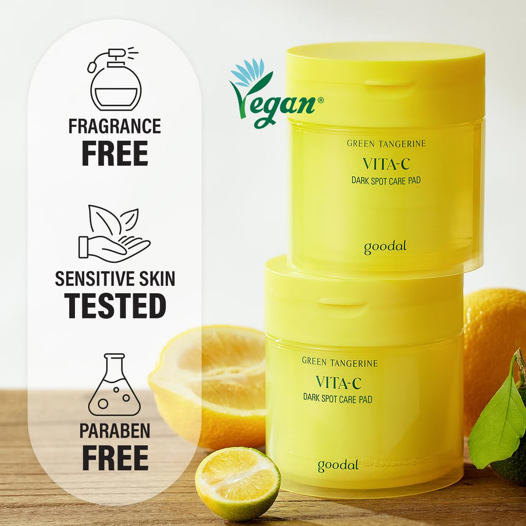 GOODAL Green Tangerine Vita C Dark Spot Care Pad 70 Pads Health & Beauty oceanbuy beauty markham toronto free ship USA asian korean skincare