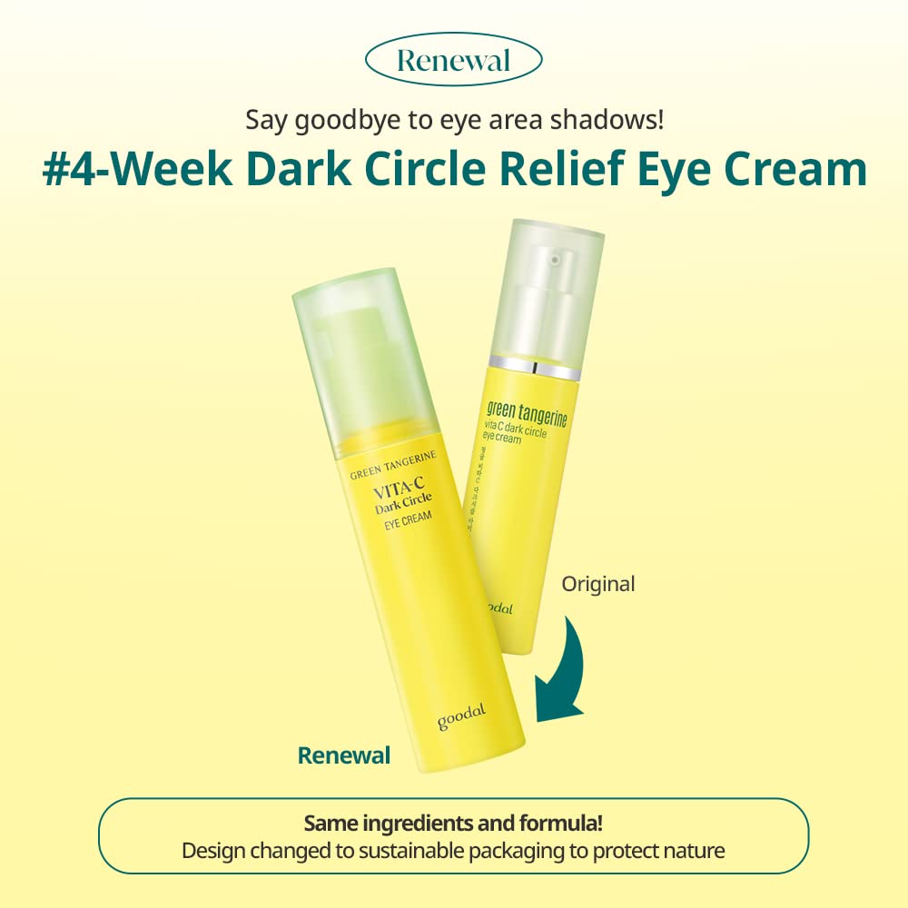 GOODAL Green Tangerine Vitamin C Dark Circle Eye Cream 30ml Health & Beauty oceanbuy.ca markham toronto free ship USA asian korean skincare