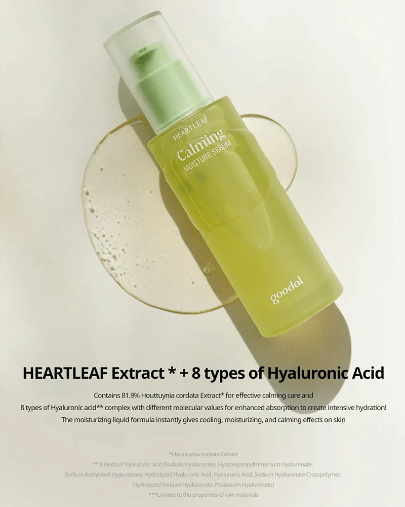 GOODAL Heartleaf Calming Moisture Serum 50ml Health & Beauty oceanbuy.ca markham toronto free ship USA asian korean skincare