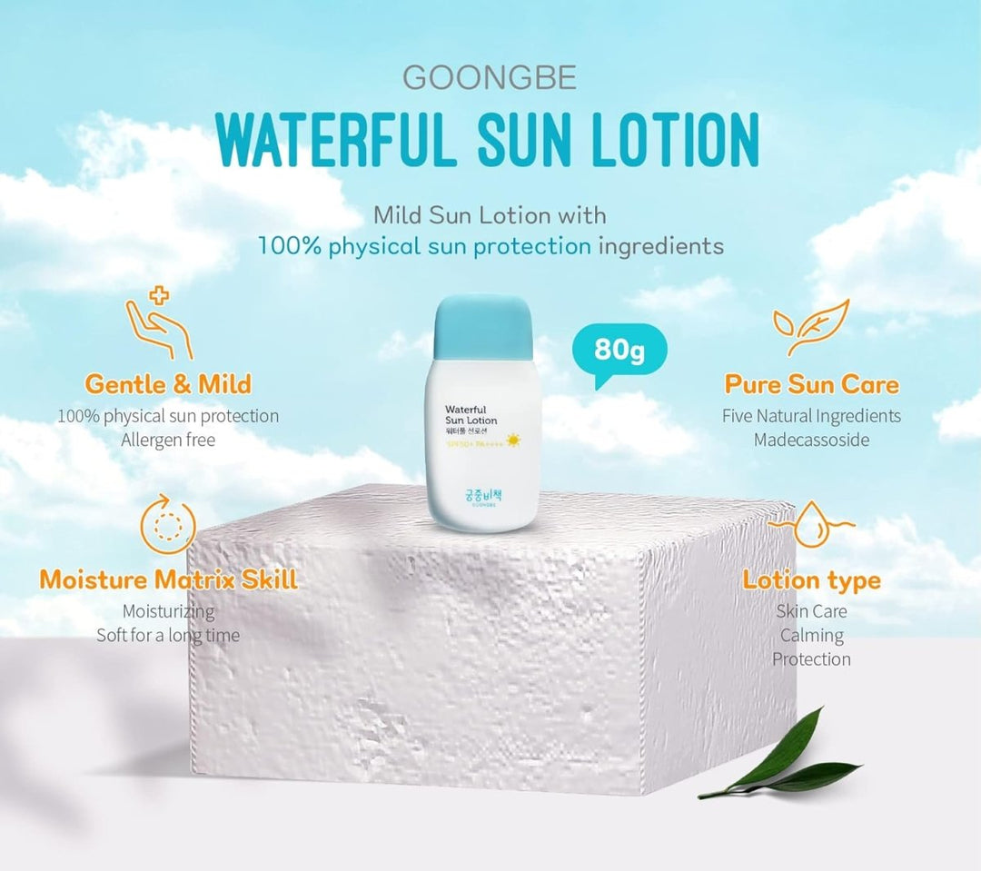 GOONGBE Waterful Sun Lotion SPF50+/PA++++ 80g Health & Beauty oceanbuy beauty markham toronto free ship USA asian korean skincare